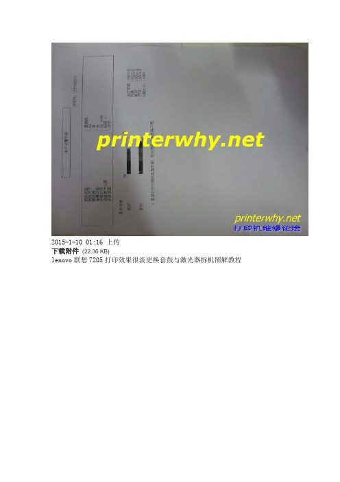 联想7205拆机教程