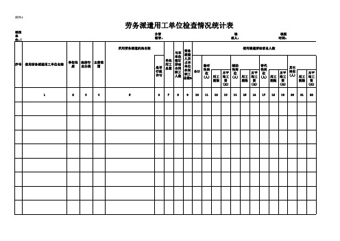 4劳务派遣用工单位检查情况统计表.xls