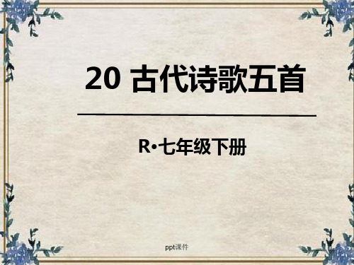 登幽州台歌公开课完美 ppt课件