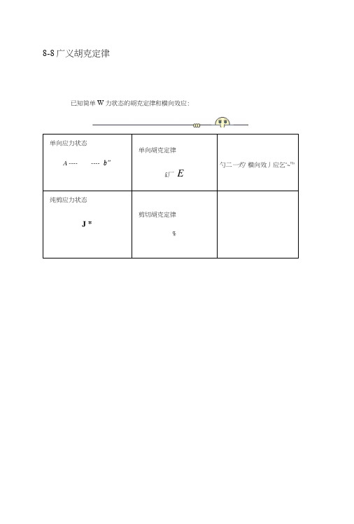 【材料力学课件】广义胡克定律.docx