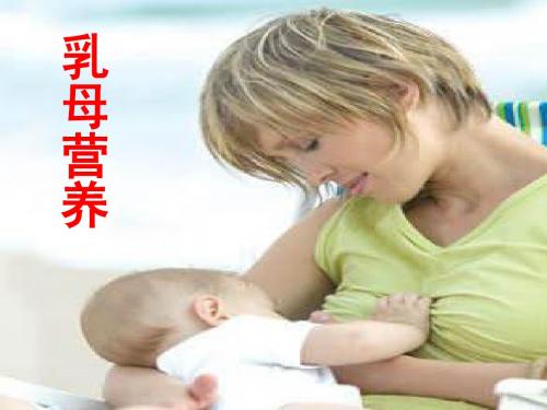 乳母的营养