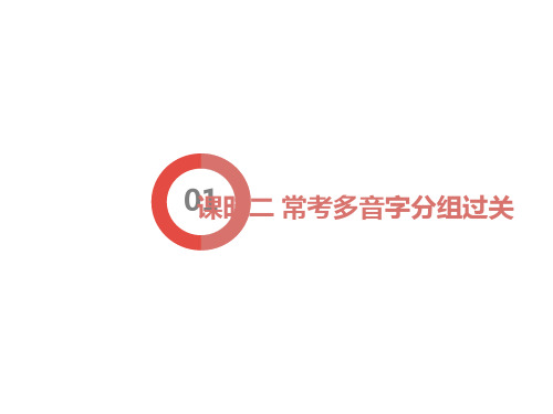 中考复习常考多音字