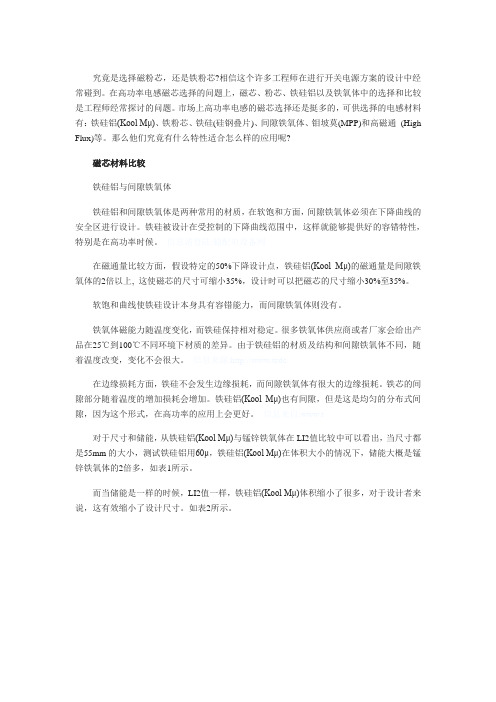铁粉芯铁硅