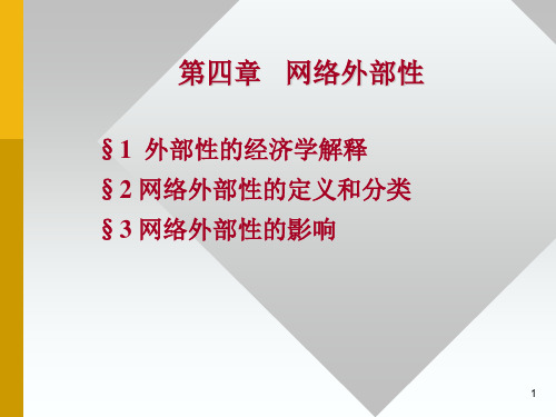 第4章-网络外部性