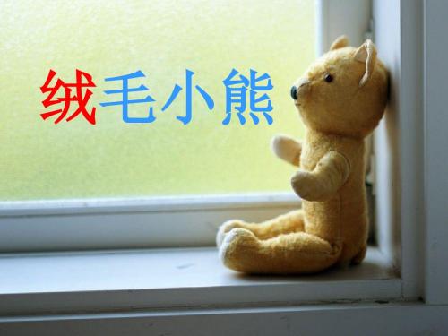 《绒毛小熊》PPT课件 (共47张PPT)