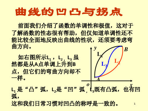 《曲线的凹凸与拐点》PPT课件