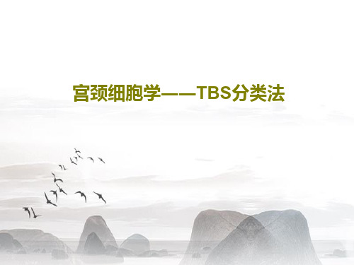 宫颈细胞学――TBS分类法共41页文档
