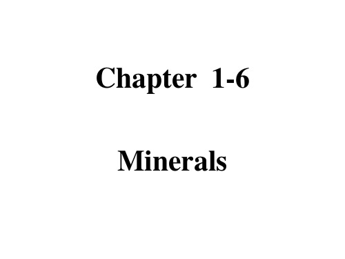 水产动物营养与饲料学-双语教学课件chapter 1-6-Minerals