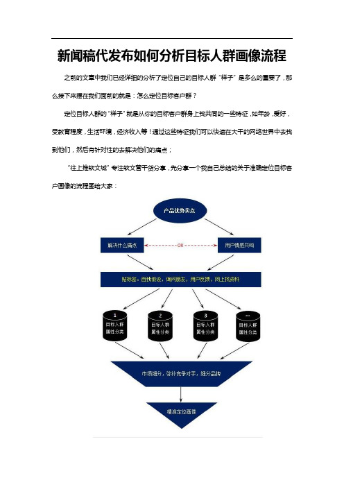 新闻稿代发布 如何分析目标人群画像流程图