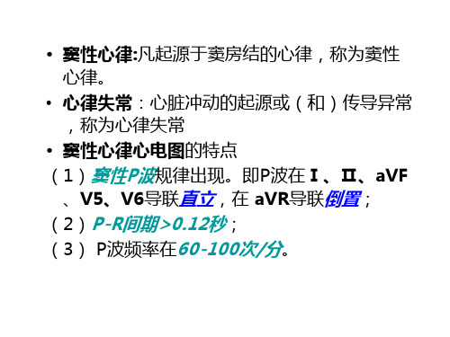 常见心律失常PPT课件