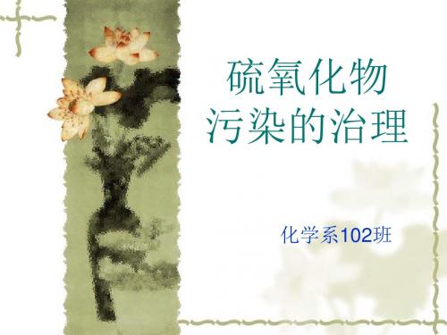 硫氧化物