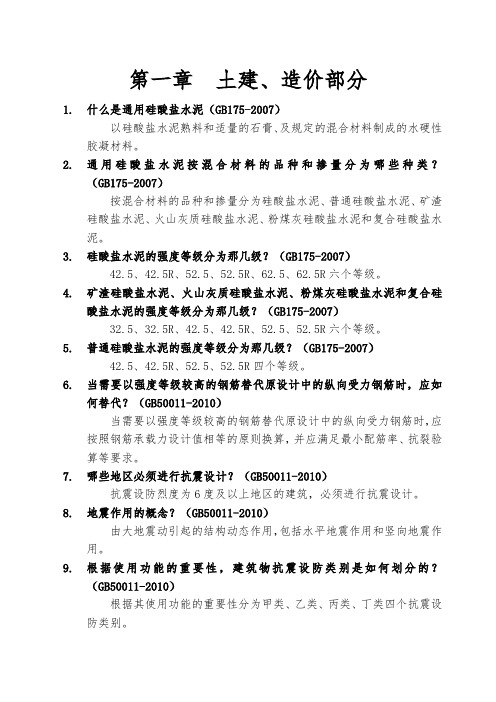 (总公司)2016年工程师答辩题(5-24)
