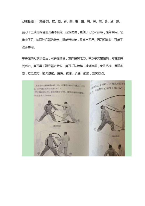 刀法基础十三式