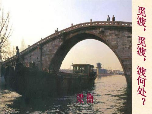 《觅渡,觅渡,渡何处？》