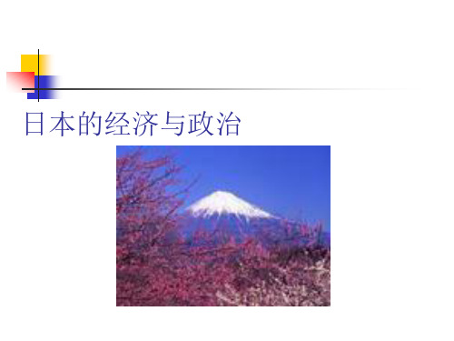 日本的经济、政治与外交PPT