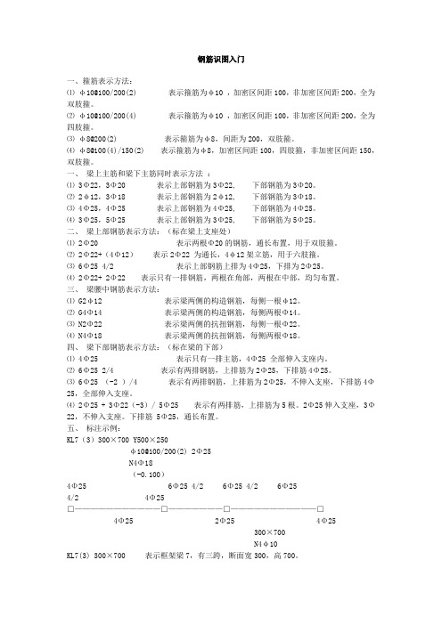 钢筋识图入门