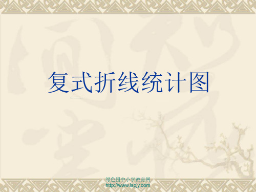 数学五年级下人教新课标6-2复式折线统计图课件(10张)
