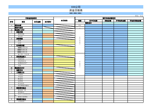 适用于各类型企业的资金日报表.xls