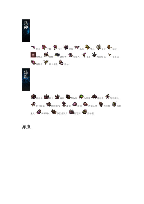 星际争霸2资料-异虫