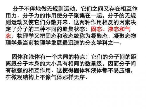 高二物理固体课件(2019年)