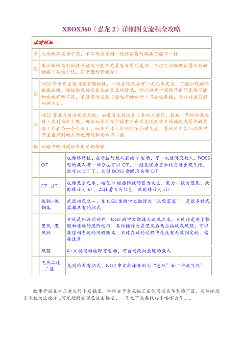 XBOX360《忍龙2》详细图文流程全攻略