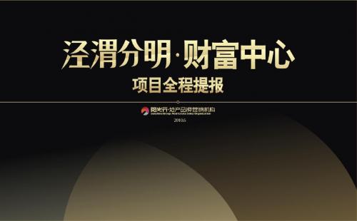 2019西安香江泾渭分明财富中心商业项目全程提案