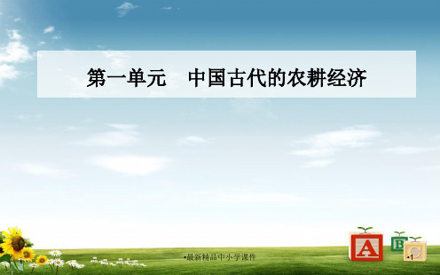 历史岳麓版必修2课件：第一单元第5课农耕时代的商业与城市