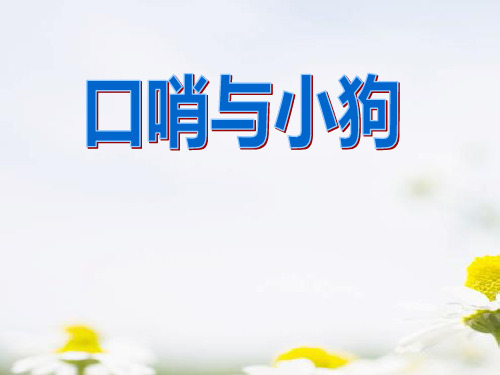 《口哨与小狗》PPT课件五
