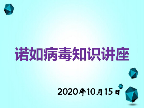 诺如病毒课件