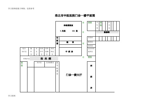 医院门诊平面图