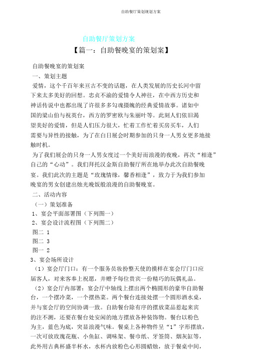 自助餐厅策划规划方案