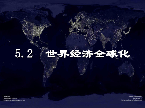 地理高二课件-世界经济全球化 精品