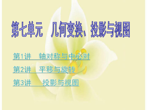 中考数学总复习：第七单元《几何变换、投影与视图》