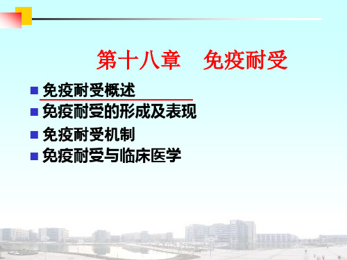 医学免疫学：免疫耐受