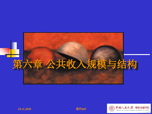 公共收入规模与结构