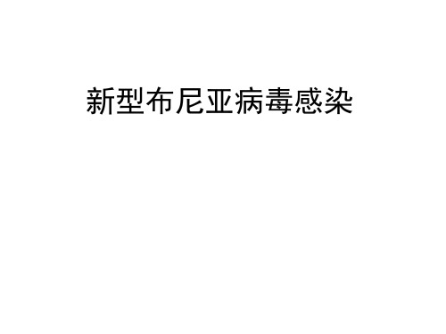 新型布尼亚病毒感染