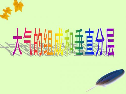 第一节对流层大气的受热过程讲解
