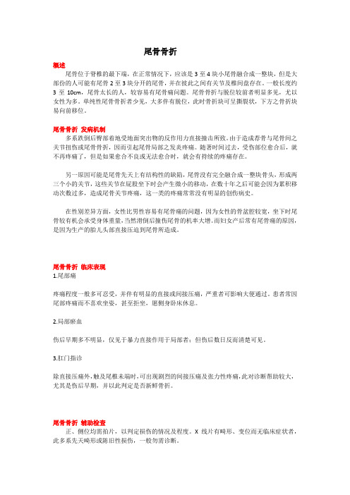 尾骨骨折(教学及宣教)