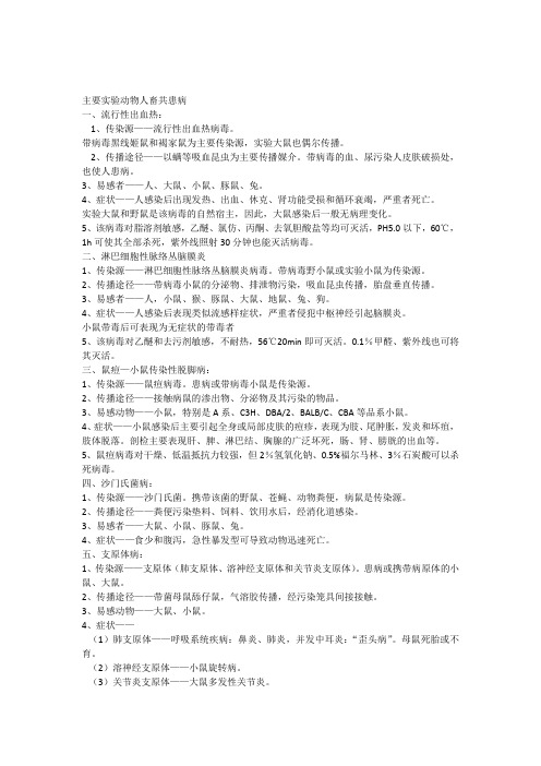 人畜共患病
