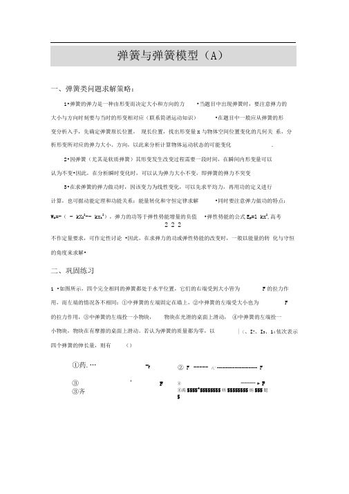 人教版必修一3.2《弹力》同步试题6