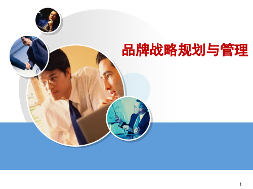 品牌战略规划与管理PPT课件