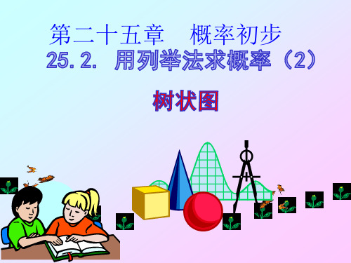 人教版数学九年级上册用列举法求概率树状图优质PPT