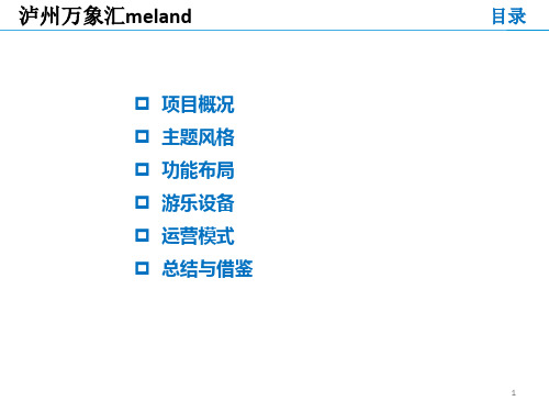 泸州万象汇meland游乐场考察