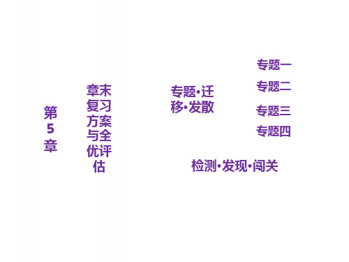 高中物理第5章万有引力定律及其应用章末复习方案与全优评估课件鲁科版必修2