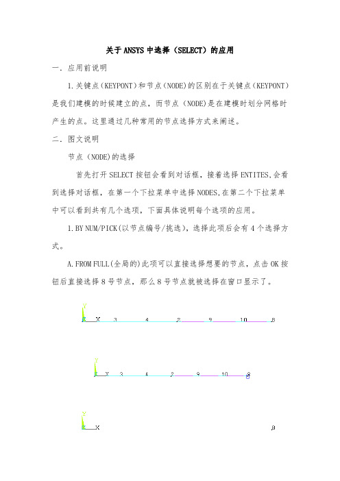 ANSYS中SELECT选项的应用