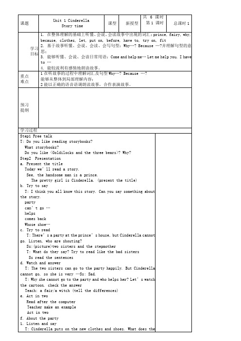译林版五年级英语(下册)(全册)教案