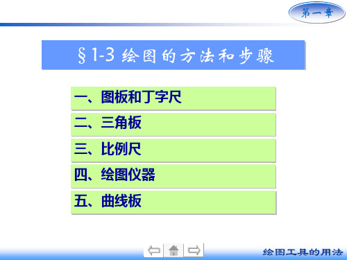 1-3绘图方法和步骤