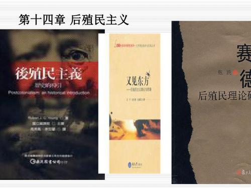 第十四章后殖民主义