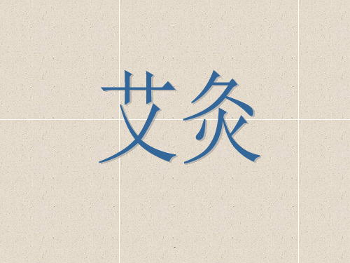 艾灸法ppt课件
