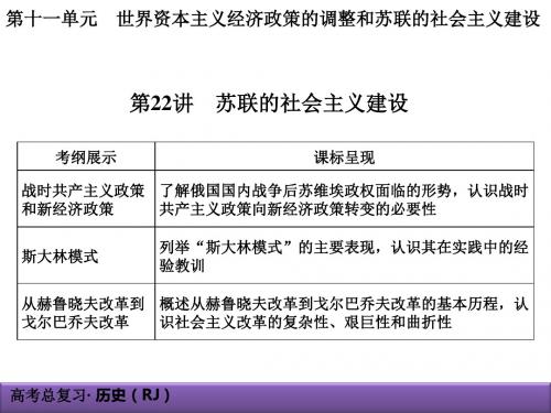 11-22苏联的社会主义建设.ppt